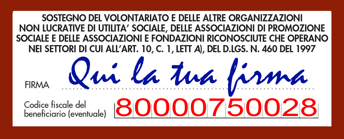 Donazione 5X1000 Confraternita San Sebastiano - 80000750028